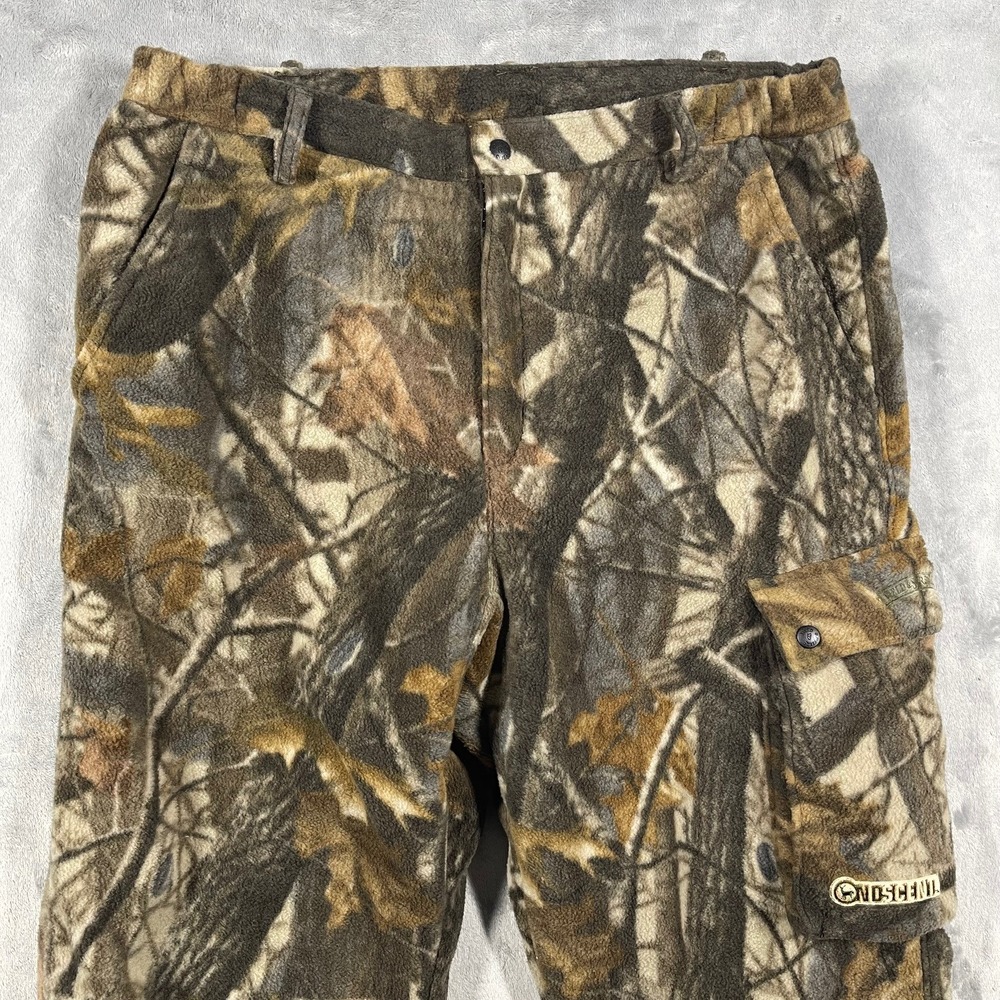 Field & Stream‎ Camouflage Fleece Cargo Pants Mens Size Medium Hunting Outdoor - Picture 8 of 14